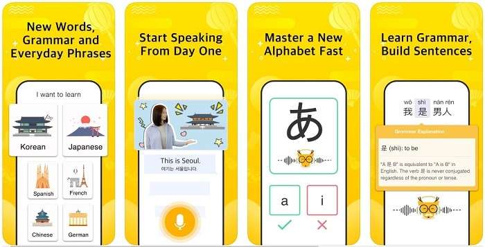 แอพฝึกภาษาเกาหลี, แอพเรียนภาษาเกาหลี