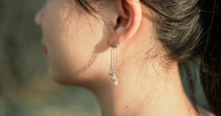 แบบต่างหูเพชร, ต่างหูเพชรแบบย้อย