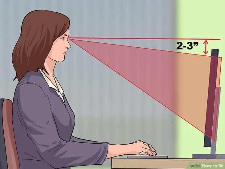 ท่านั่งทำงานที่ถูกต้อง, ท่านั่งทำงาน