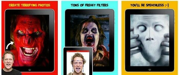 แอปแต่งหน้าผี, แต่งรูปฮาโลวีน