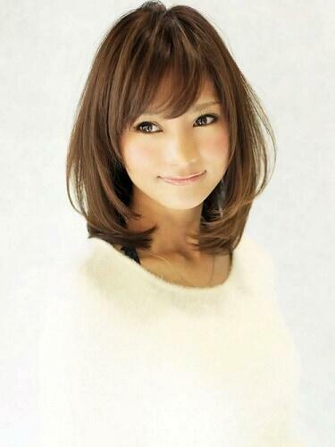 ทรงผมสั้นประบ่า คนหน้ากลม, ทรงผมประบ่าหน้าม้า หน้ากลม