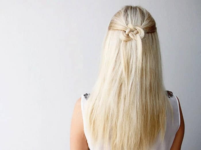 วิธีมัดผมจุกแบบเกาหลี, วิธีมัดผมครึ่งหัว