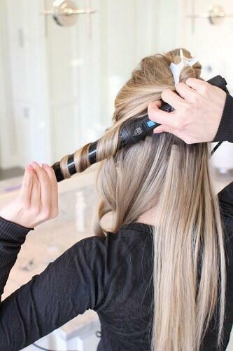 วิธีม้วนผมสั้น, วิธีใช้เครื่องม้วนผมไฟฟ้า