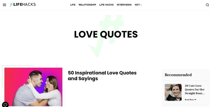 ปรัชญาความรัก, บทความข้อคิดความรัก