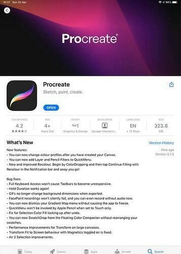 วิธีใช้ procreate, procreate วิธีใช้