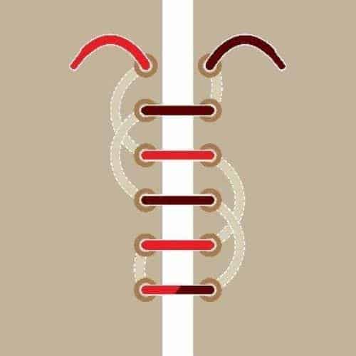 วิธีร้อยเชือกรองเท้าผ้าใบ, วิธีผูกเชือกรองเท้าเก๋ๆ