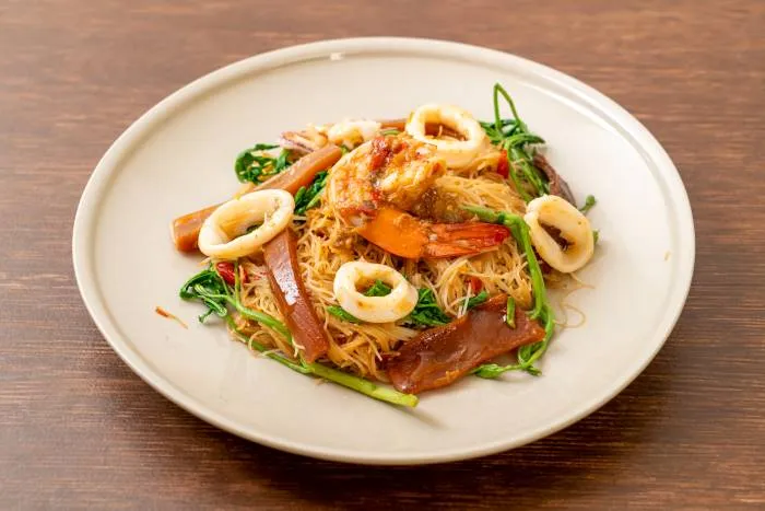 ผัดหมี่กระเฉด วิธีทำ, วิธีทำหมี่กระเฉด
