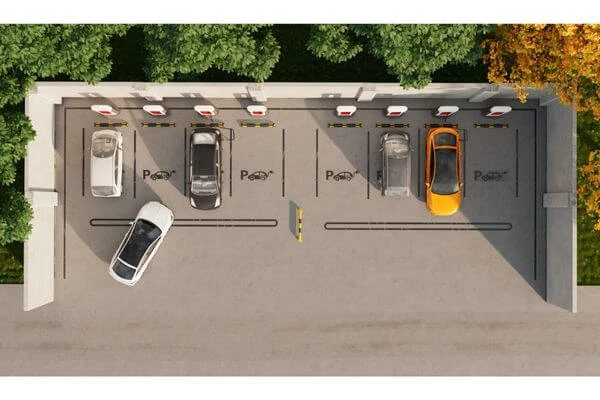 วิธีจอดรถเข้าซอง, วิธีจอดรถเทียบฟุตบาท