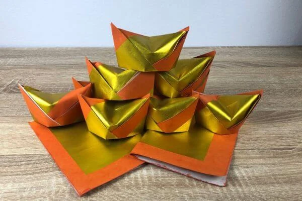 พับกระดาษเงินกระดาษทอง ไหว้บรรพบุรุษ, พับกระดาษ ไหว้เจ้า