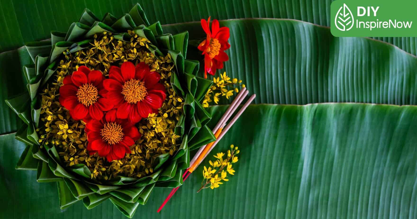 วิธีทำกระทงใบตอง, วิธีทำกระทง ง่ายๆ